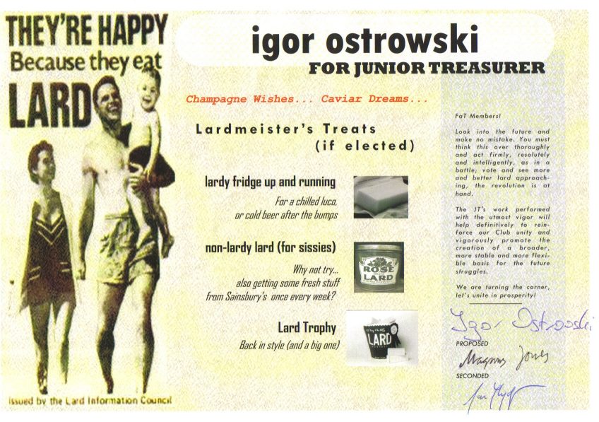 Igor Ostrowski for JT