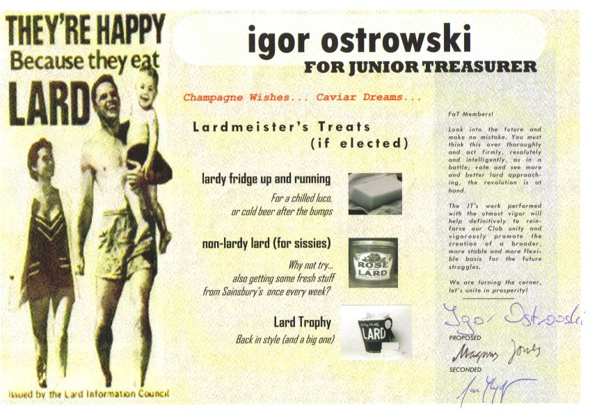 Igor Ostrowski for JT