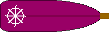 St Catharine's College Boat Club blade colours