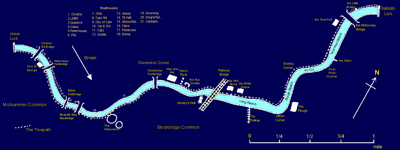Map of the Cam