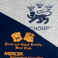 Use of the club's emblems on crew t-shirts